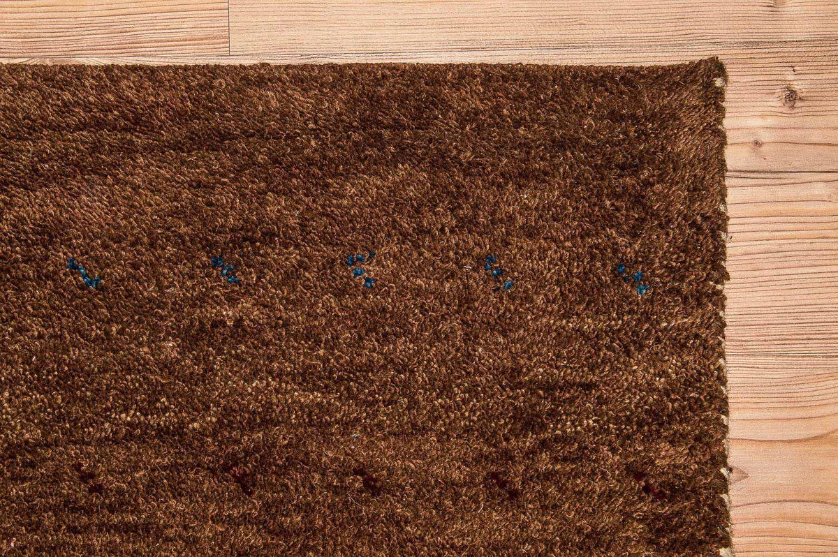 Tapis de couloir Tapis Gabbeh - Indus - 302 x 82 cm - multicolore