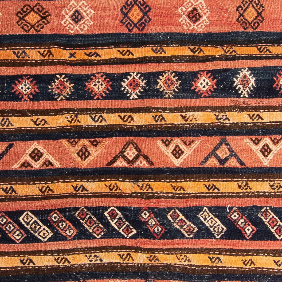 Tapis Kelim - Vieux - 270 x 160 cm - multicolore