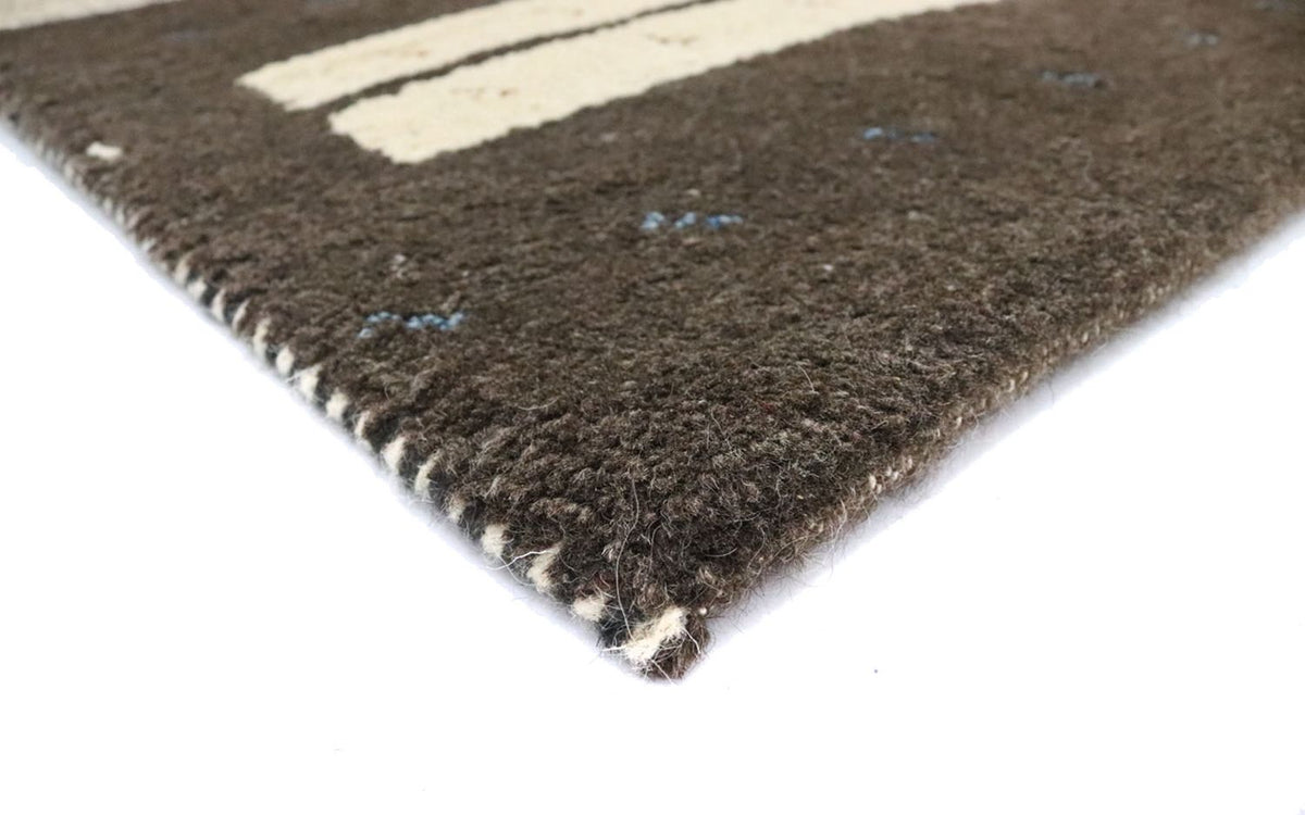 Tapis de couloir Tapis Gabbeh - Indus - 293 x 81 cm - multicolore