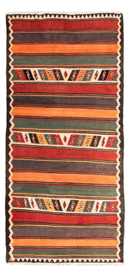 Tapis de couloir Tapis Kelim - Vieux - 310 x 155 cm - multicolore