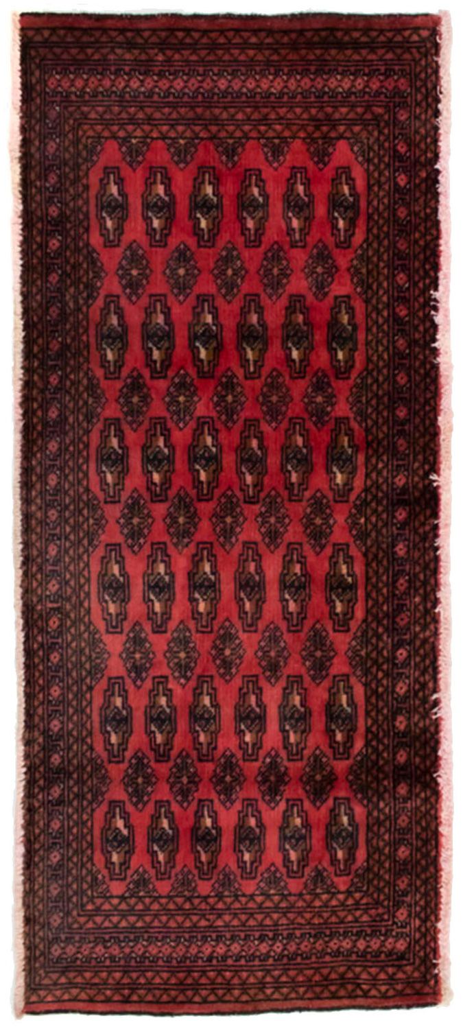 Tapis Turkaman - 130 x 60 cm - rouge