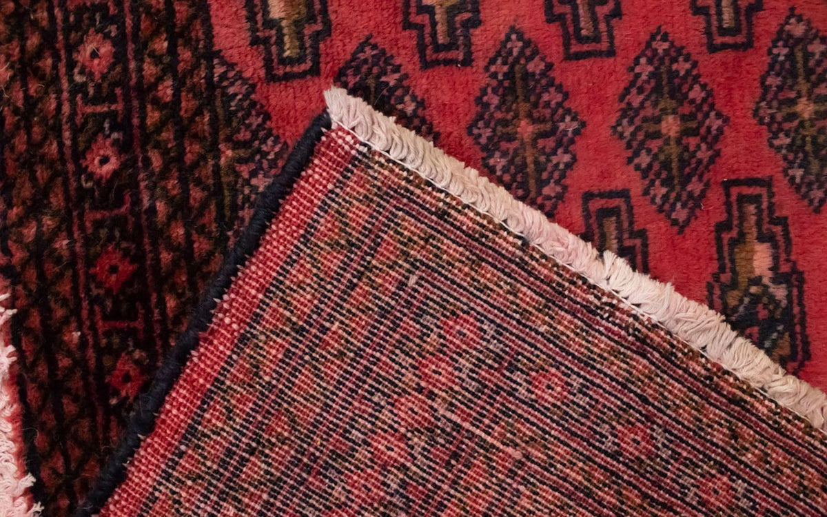 Tapis Turkaman - 130 x 60 cm - rouge