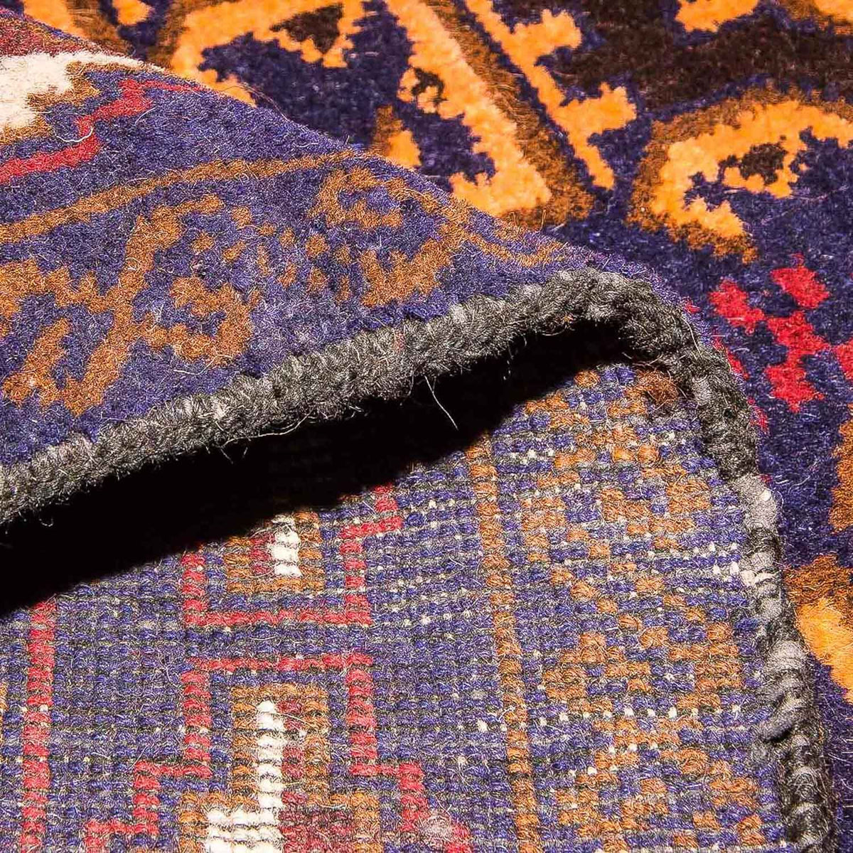 Tapis Belutsch - 133 x 81 cm - bleu