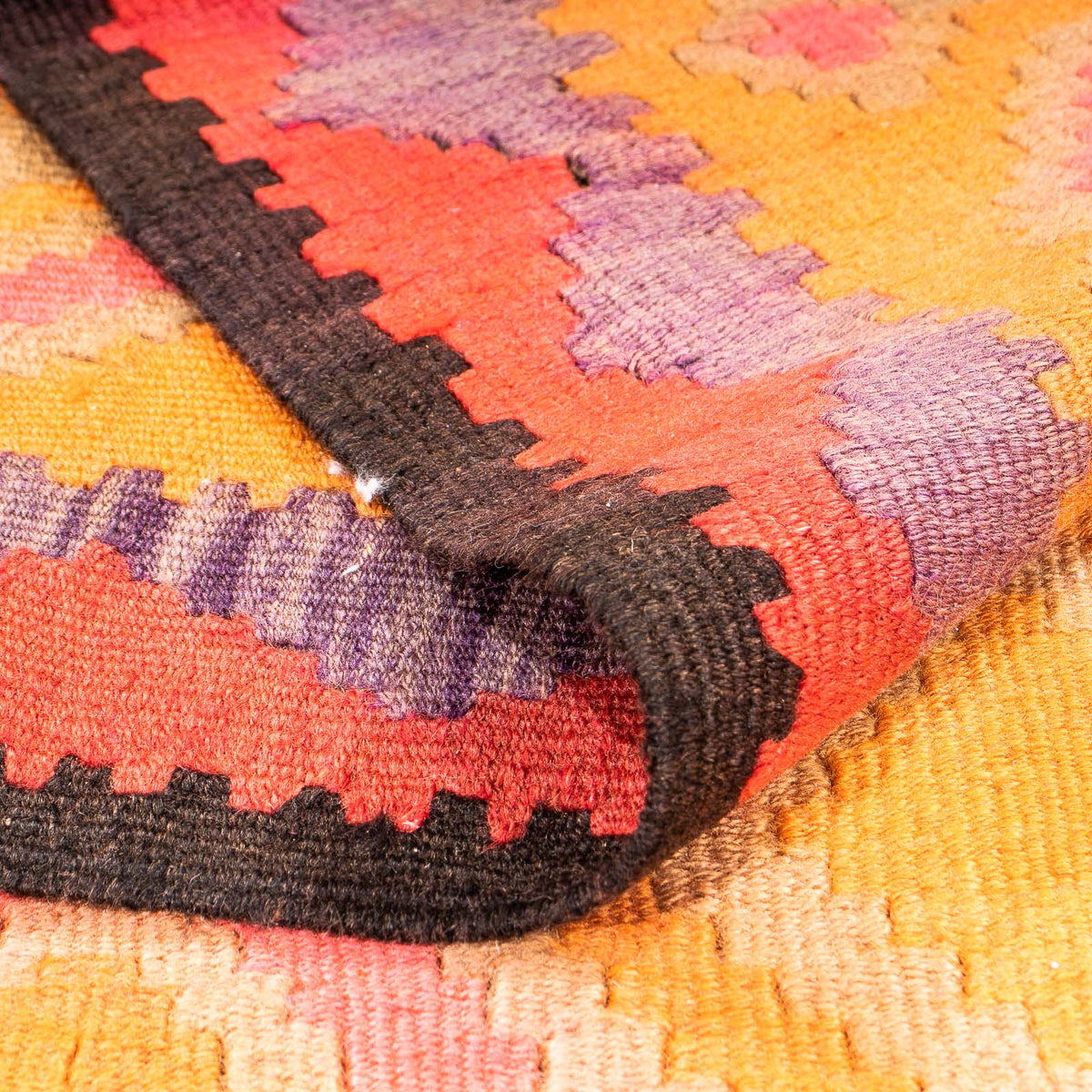 Tapis de couloir Tapis Kelim - Vieux - 305 x 160 cm - multicolore