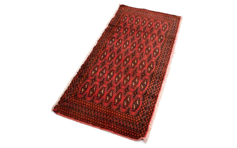 Tapis Turkaman - 130 x 60 cm - rouge