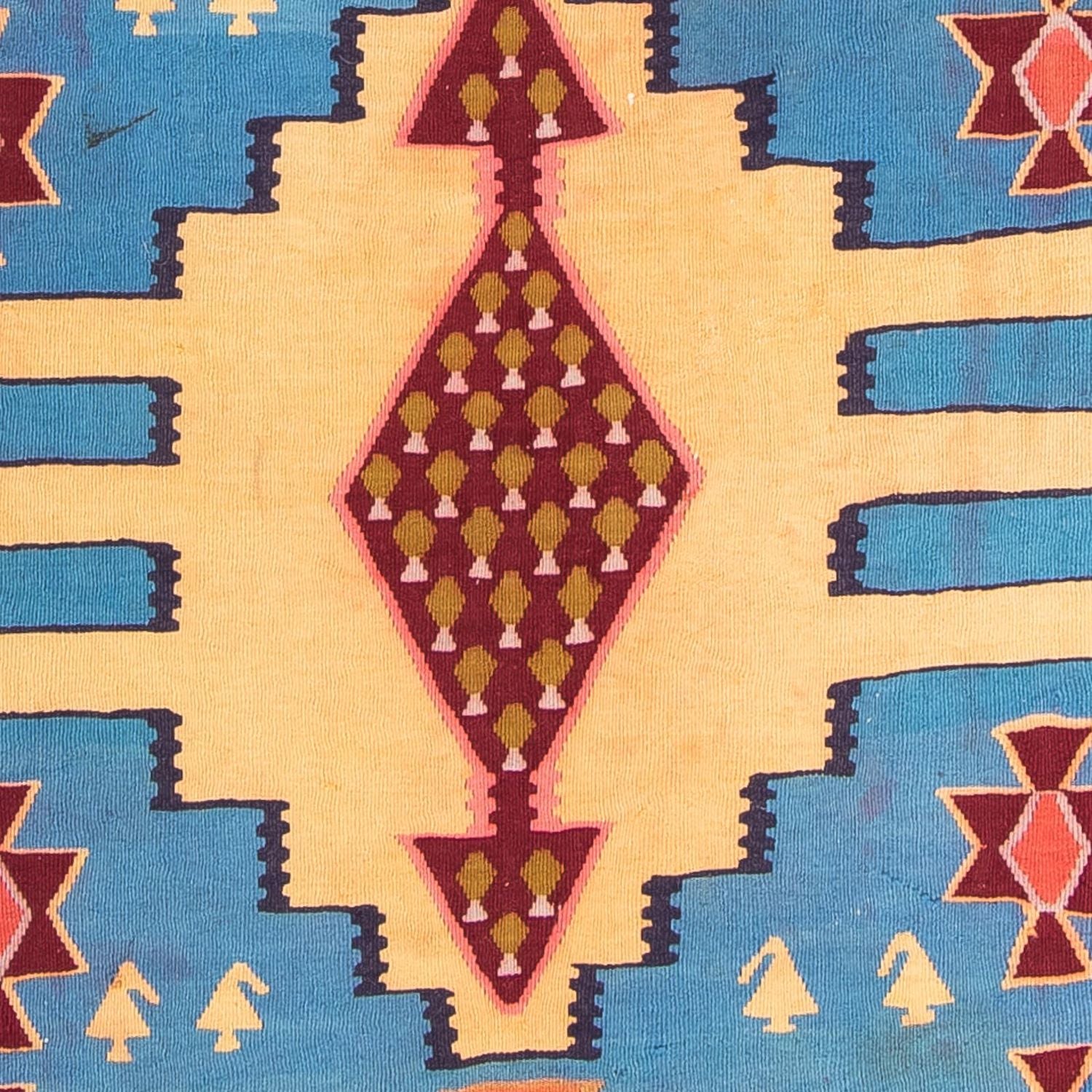 Tapis de couloir Tapis Kelim - Vieux - 280 x 140 cm - multicolore