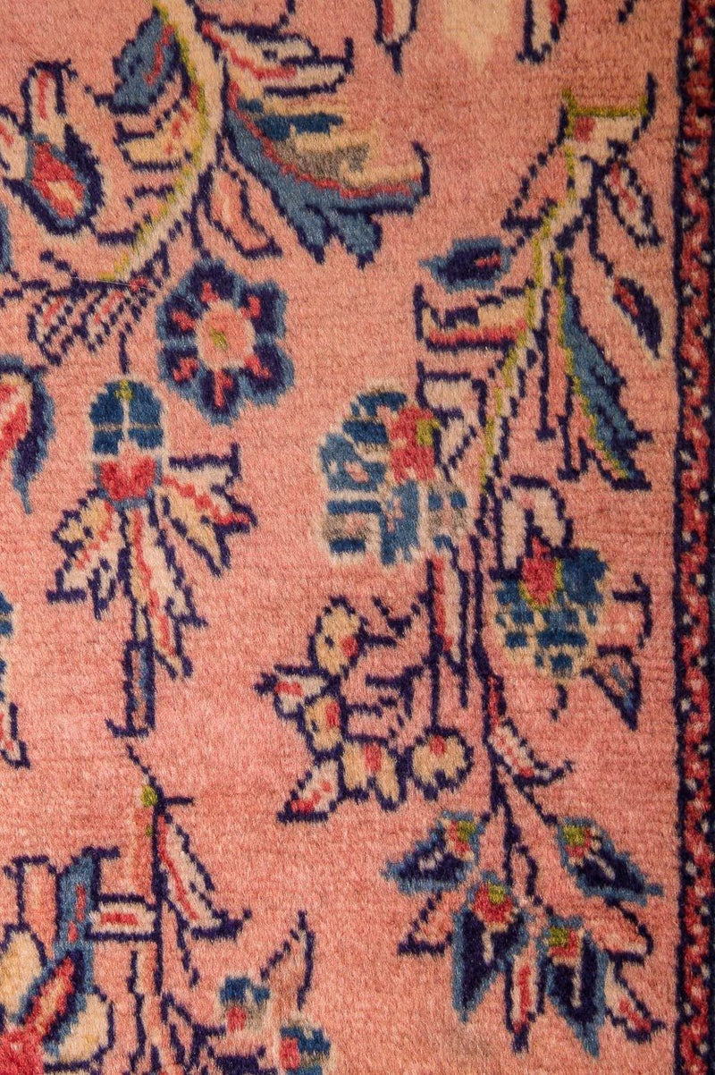 Tapis de couloir Tapis persan - Classique - 205 x 76 cm - rose