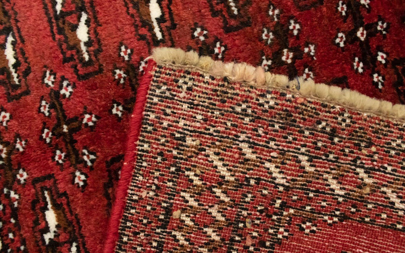 Tapis Turkaman - 130 x 60 cm - rouge