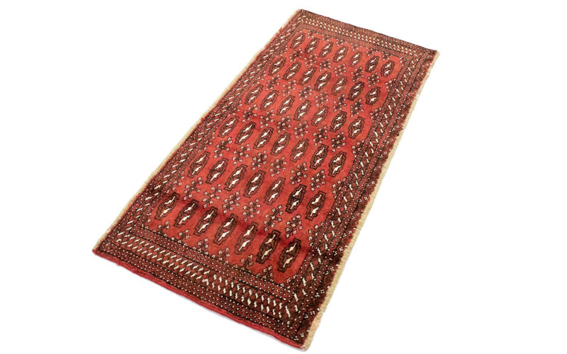 Tapis Turkaman - 130 x 60 cm - rouge
