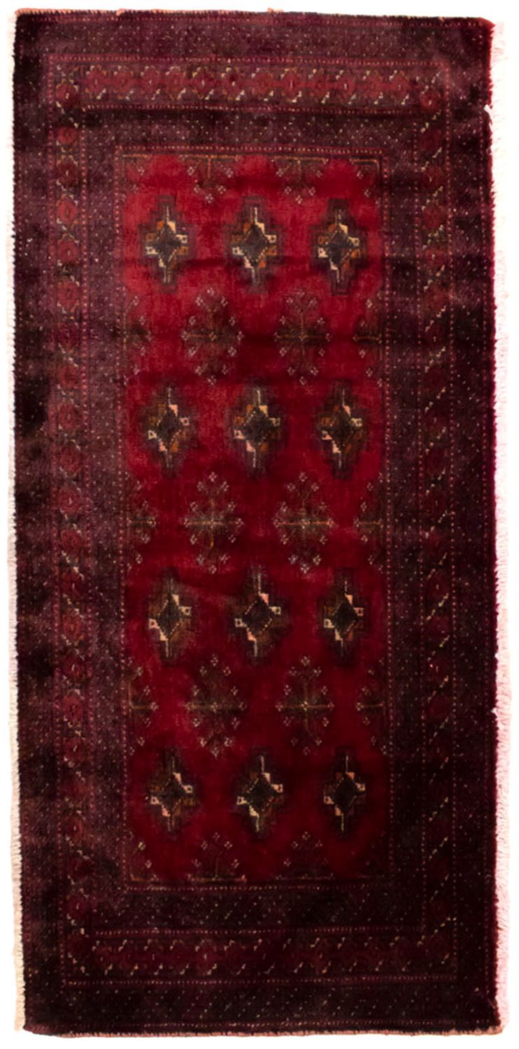 Tapis Turkaman - 130 x 60 cm - rouge