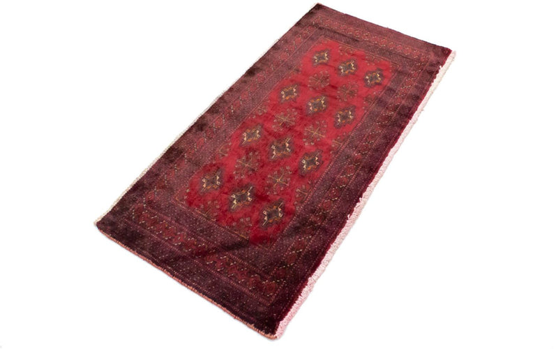 Tapis Turkaman - 130 x 60 cm - rouge