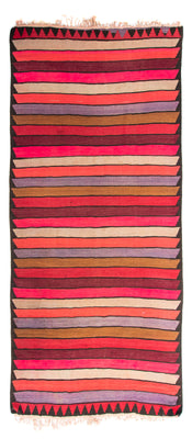 Tapis de couloir Tapis Kelim - Vieux - 340 x 160 cm - multicolore