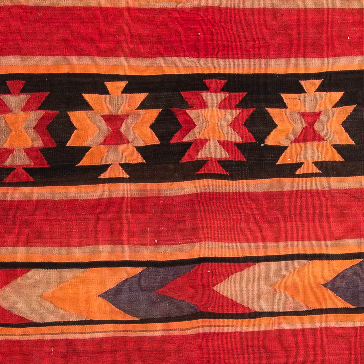 Tapis de couloir Tapis Kelim - Vieux - 325 x 150 cm - multicolore