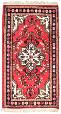 Tapis oriental - 160 x 90 cm - rouge