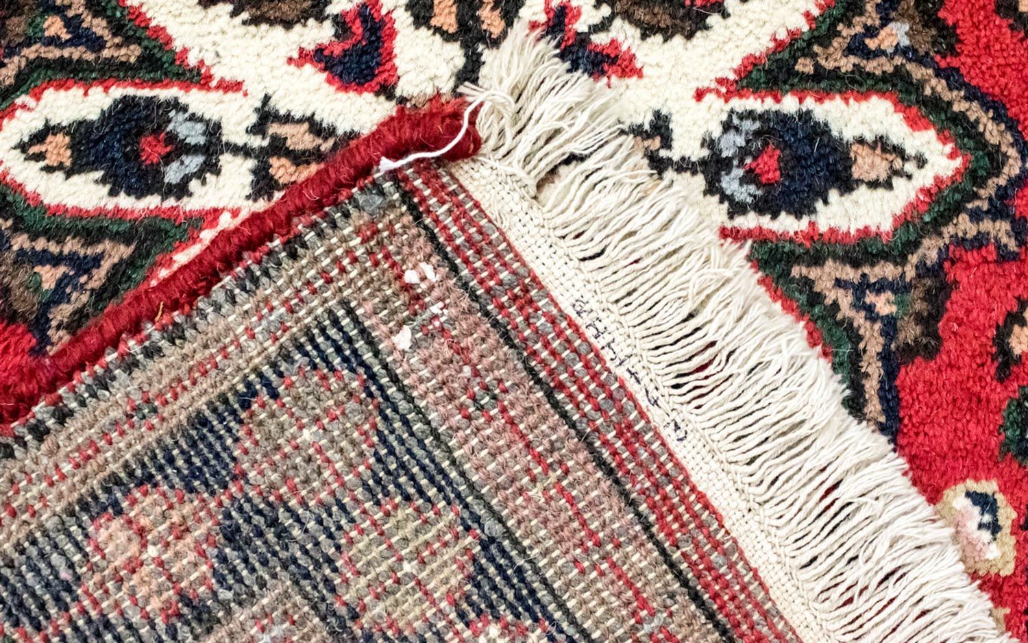Tapis oriental - 160 x 90 cm - rouge
