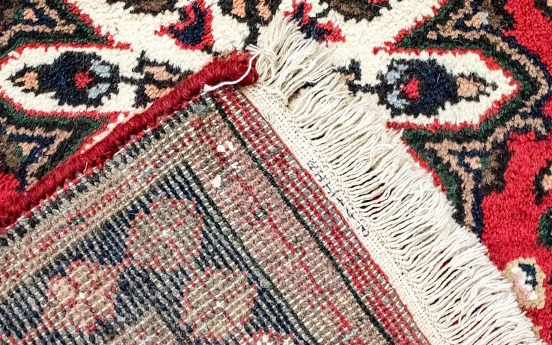 Tapis oriental - 160 x 90 cm - rouge