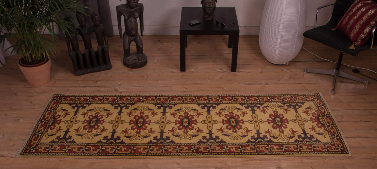 Tapis de couloir Tapis Ziegler - 241 x 79 cm - or