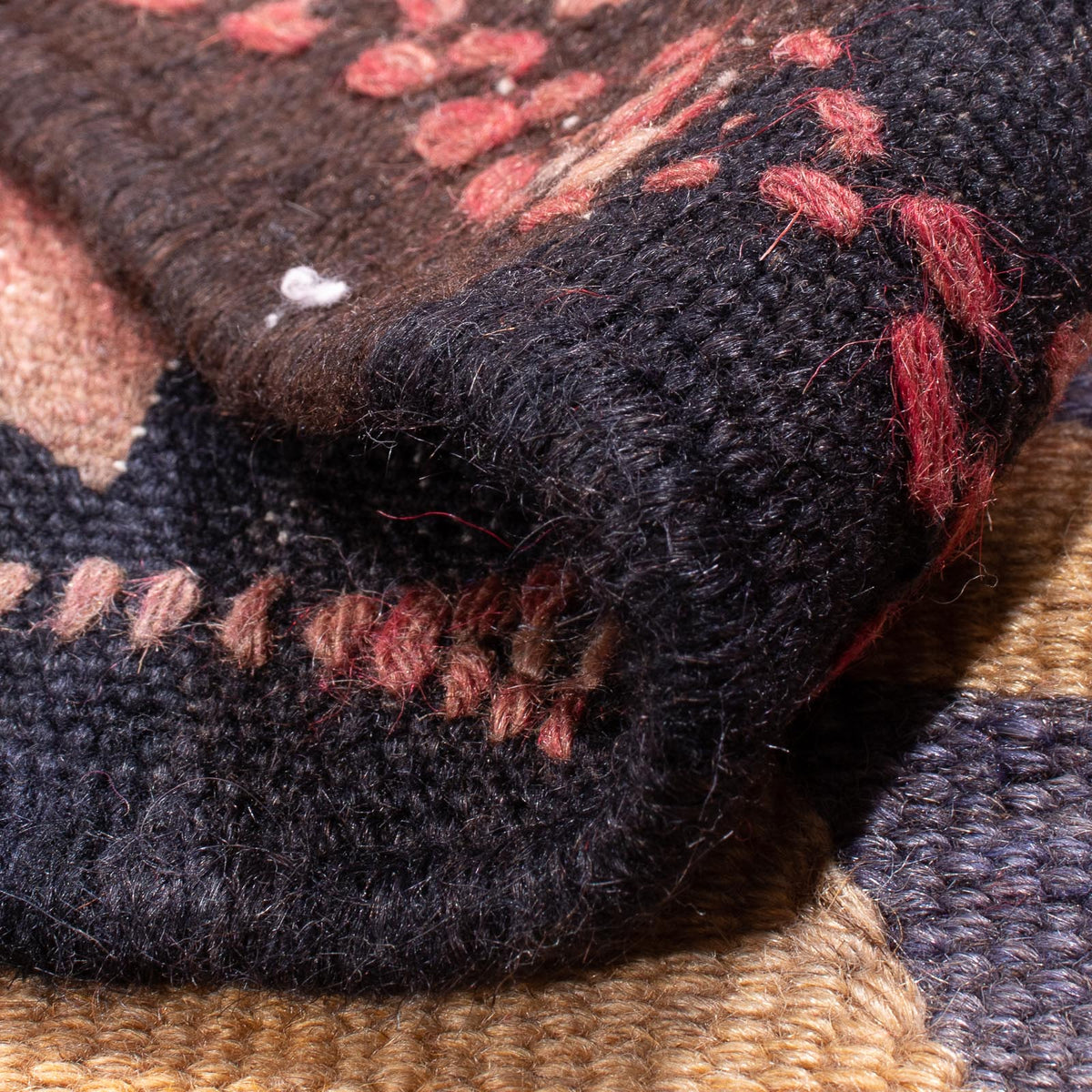 Tapis de couloir Tapis Kelim - Vieux - 405 x 150 cm - rouge clair