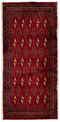 Tapis Turkaman - 130 x 60 cm - rouge