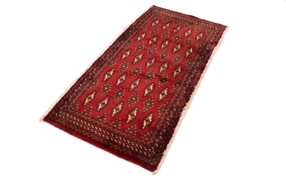 Tapis Turkaman - 130 x 60 cm - rouge