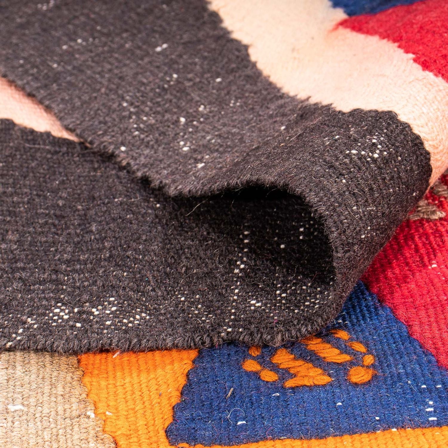 Tapis de couloir Tapis Kelim - Vieux - 300 x 160 cm - multicolore