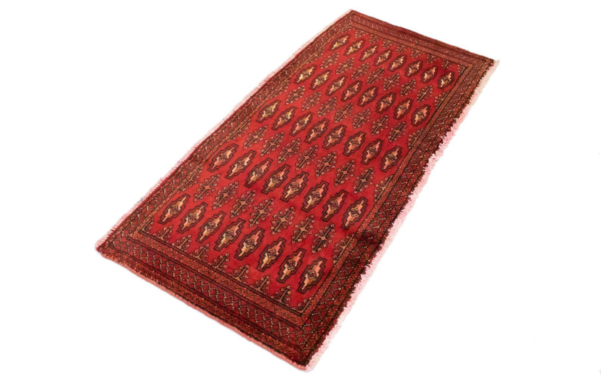 Tapis Turkaman - 130 x 60 cm - rouge