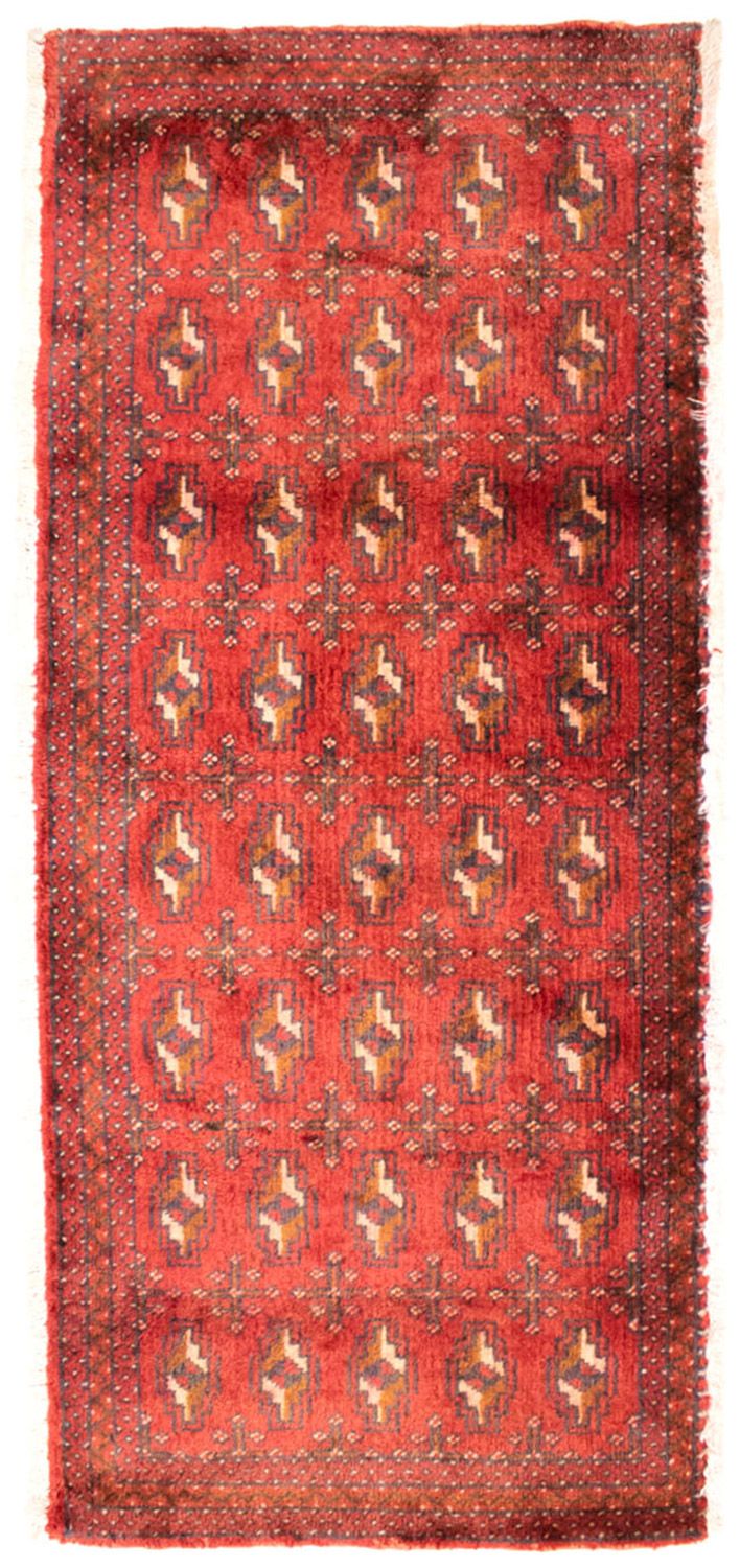 Tapis Turkaman - 130 x 60 cm - rouille