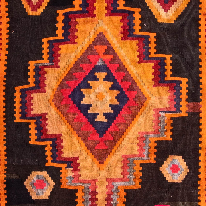 Tapis de couloir Tapis Kelim - Vieux - 320 x 155 cm - multicolore