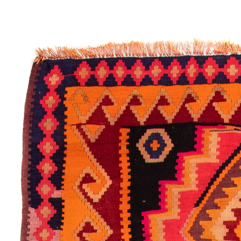 Tapis de couloir Tapis Kelim - Vieux - 320 x 155 cm - multicolore