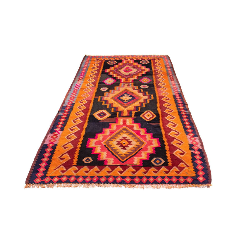 Tapis de couloir Tapis Kelim - Vieux - 320 x 155 cm - multicolore