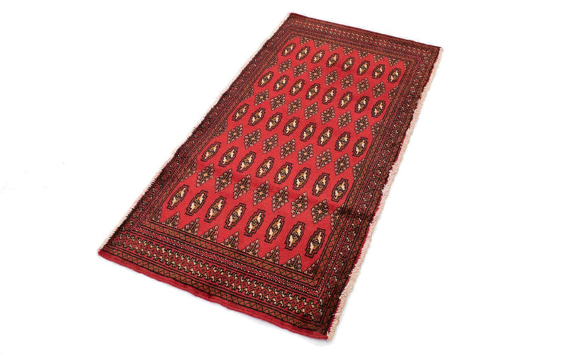 Tapis Turkaman - 130 x 60 cm - rouge