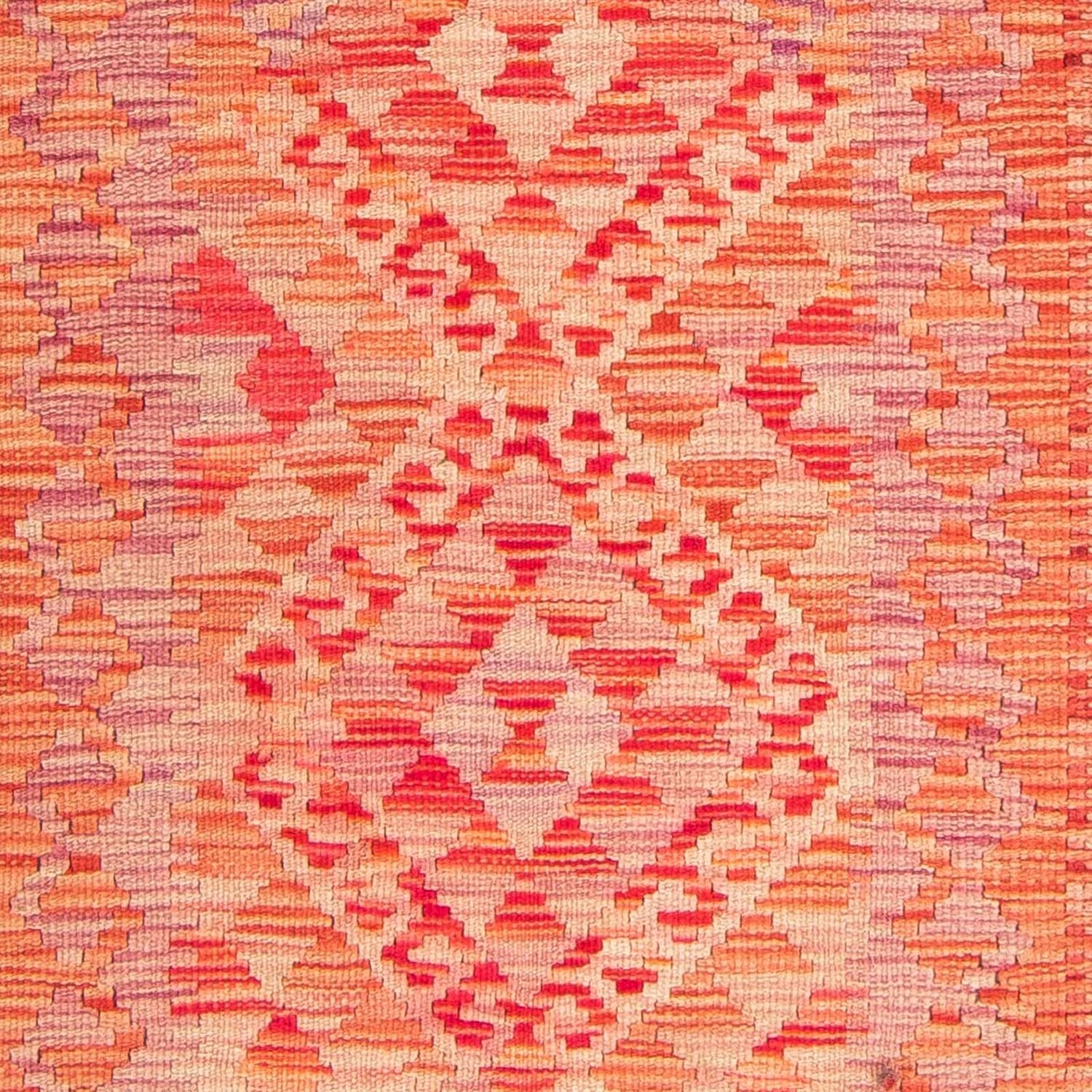 Tapis Kelim - Splash - 185 x 101 cm - rouge clair