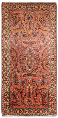 Tapis persan - Classique - 154 x 68 cm - rouille