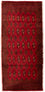 Tapis Turkaman - 130 x 60 cm - rouge