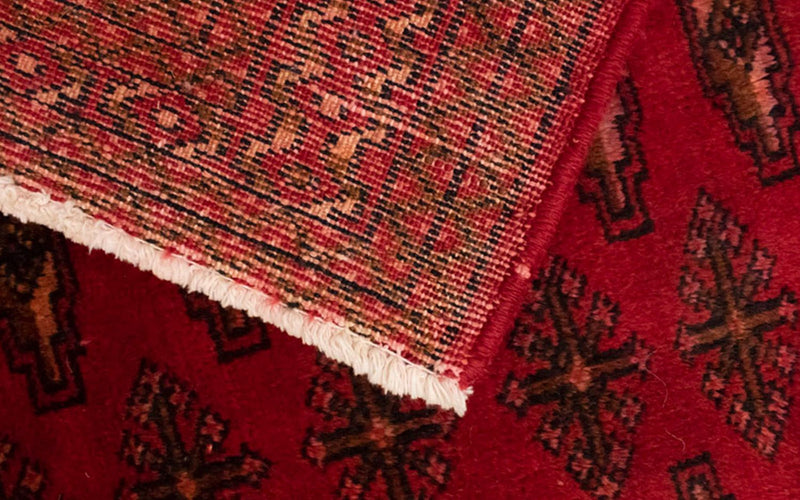 Tapis Turkaman - 130 x 60 cm - rouge