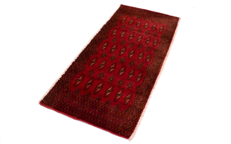 Tapis Turkaman - 130 x 60 cm - rouge