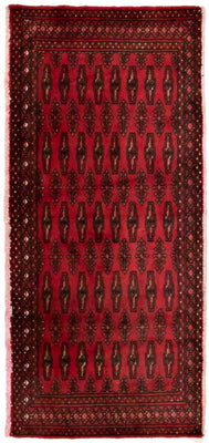 Tapis Turkaman - 130 x 60 cm - rouge