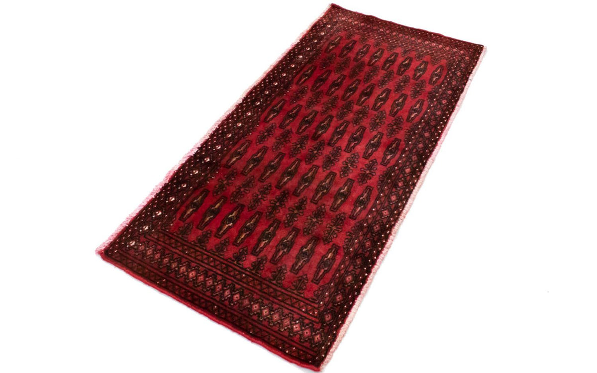 Tapis Turkaman - 130 x 60 cm - rouge