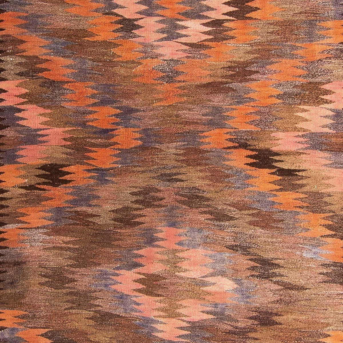 Tapis de couloir Tapis Kelim - Vieux - 380 x 140 cm - multicolore