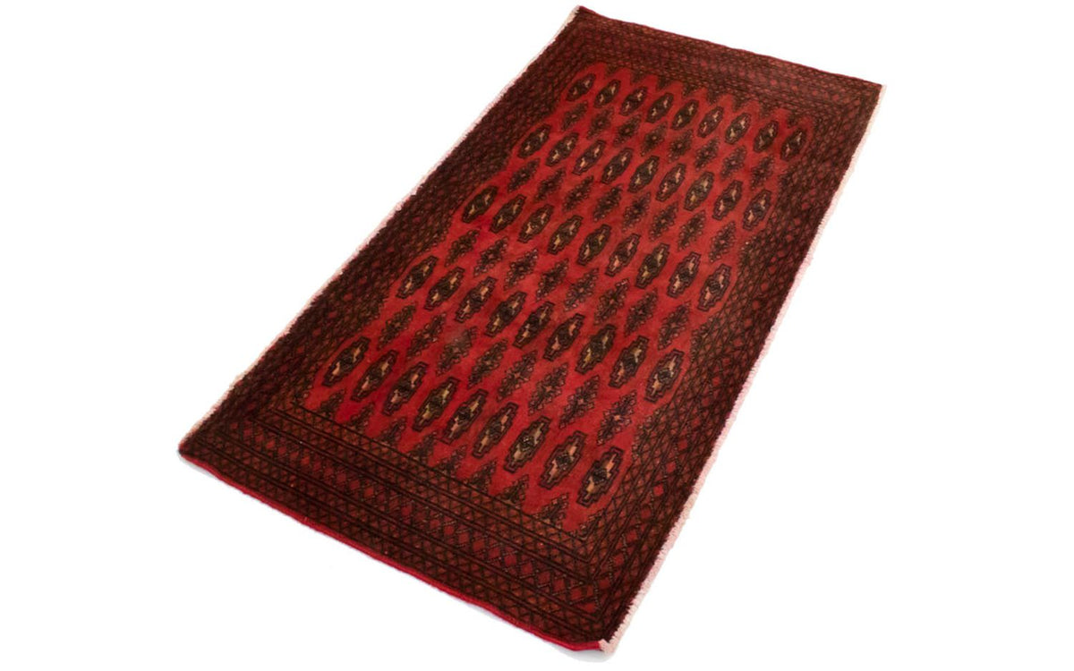 Tapis Turkaman - 130 x 60 cm - rouge