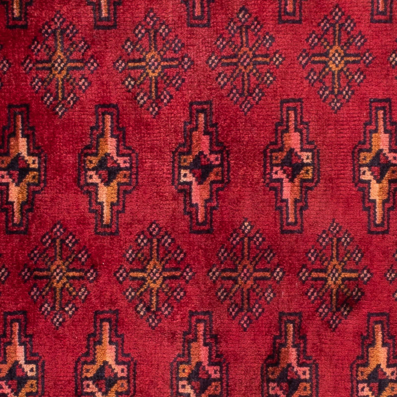 Tapis Turkaman - 130 x 60 cm - rouge foncé