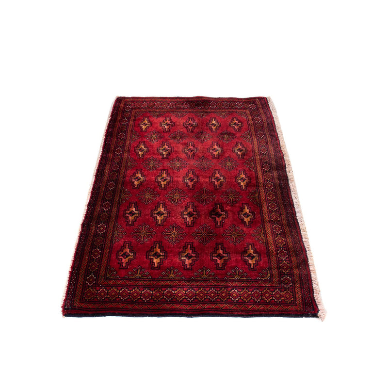 Tapis Turkaman - 130 x 60 cm - rouge foncé