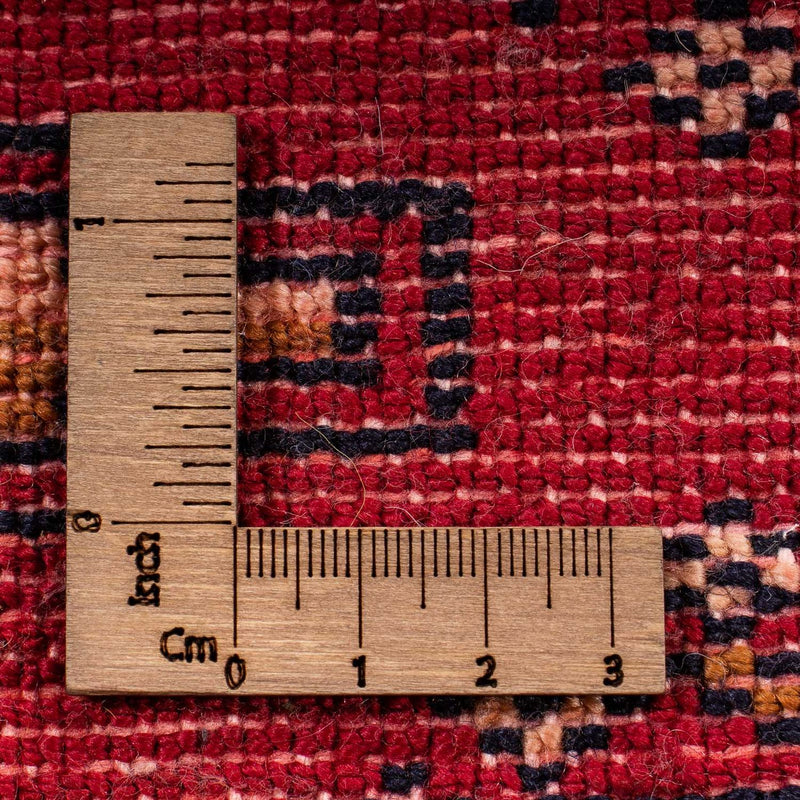 Tapis Turkaman - 130 x 60 cm - rouge foncé