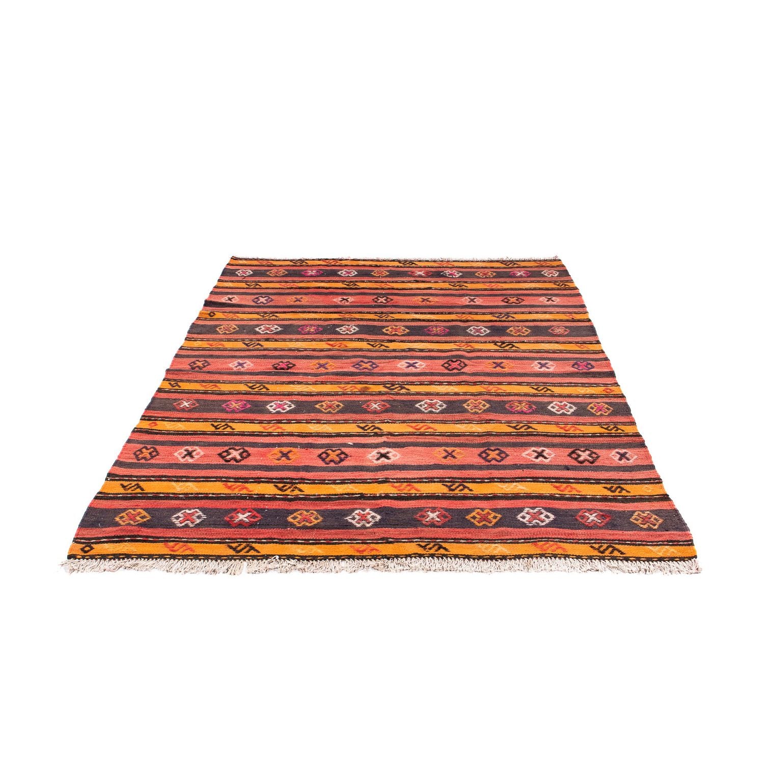 Tapis Kelim - Vieux - 210 x 150 cm - multicolore