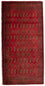 Tapis Turkaman - 130 x 60 cm - rouge