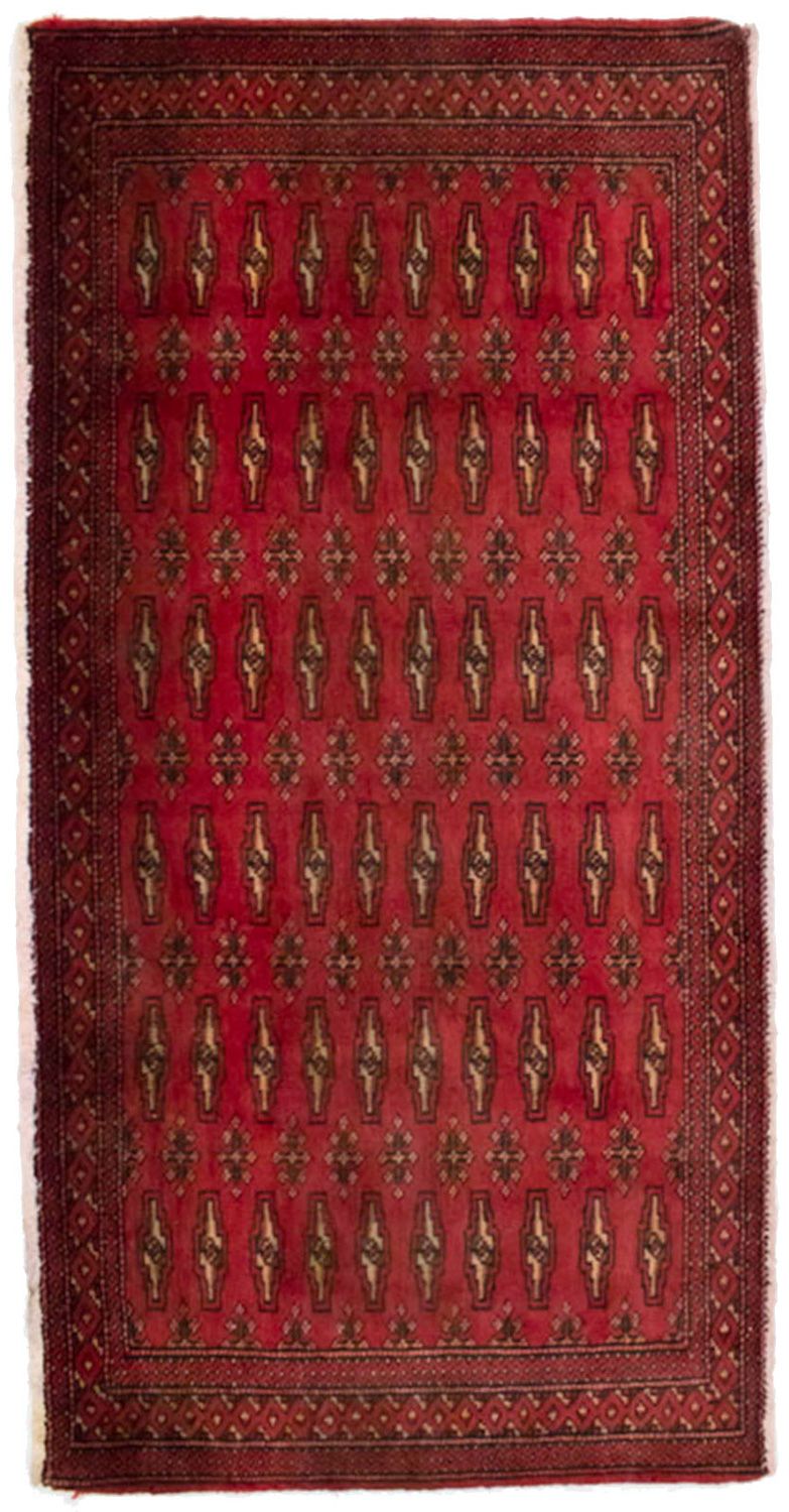 Tapis Turkaman - 130 x 60 cm - rouge