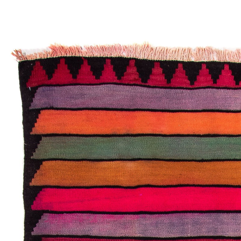 Tapis de couloir Tapis Kelim - Vieux - 330 x 150 cm - multicolore