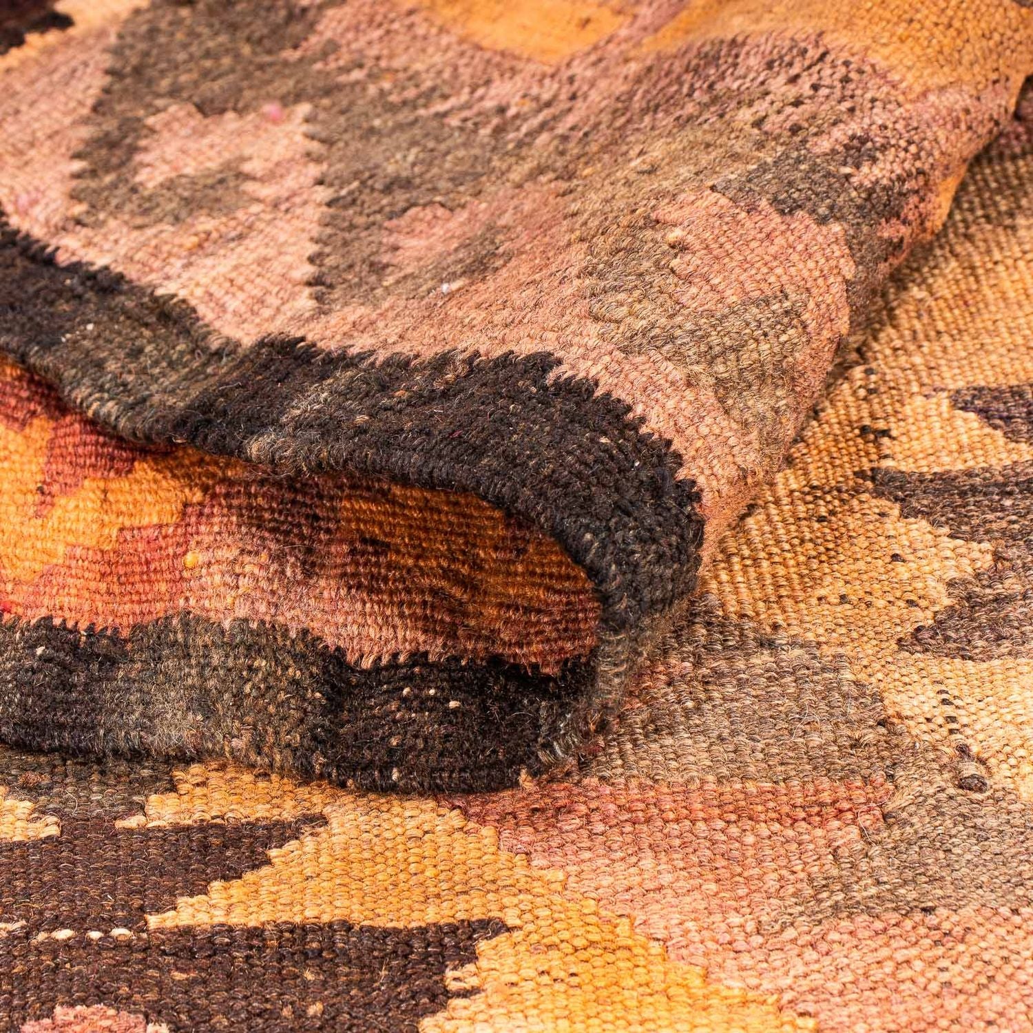 Tapis de couloir Tapis Kelim - Vieux - 330 x 190 cm - multicolore