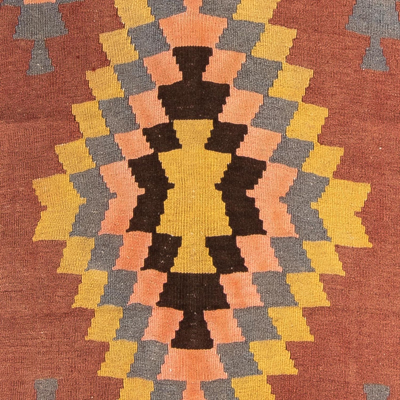 Tapis de couloir Tapis Kelim - Vieux - 295 x 115 cm - multicolore