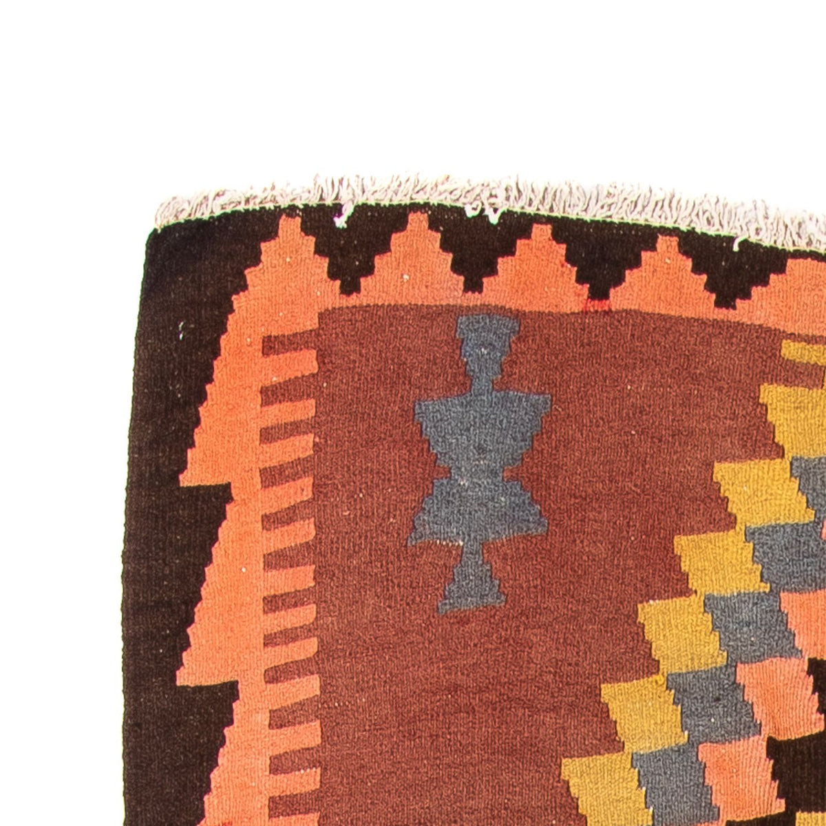 Tapis de couloir Tapis Kelim - Vieux - 295 x 115 cm - multicolore